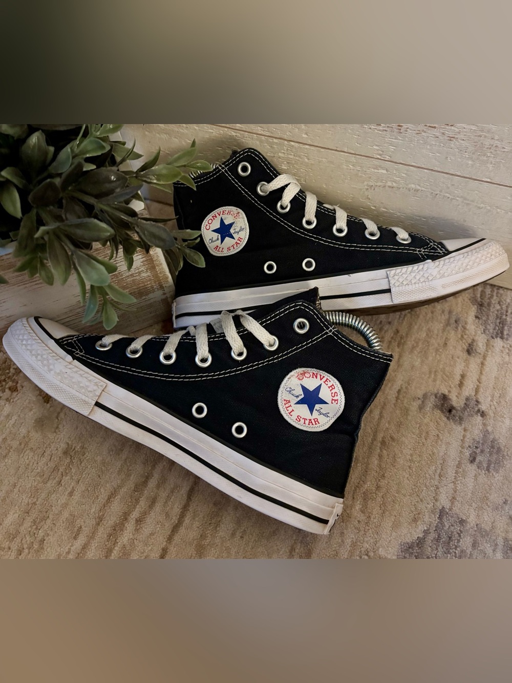 Converse All Star Black High Top Youth Sneakers